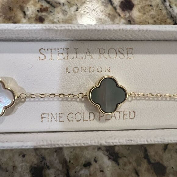 Stella rose London fine gold plated bracelet NEW - Picture 7 of 8